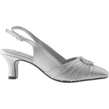 Dyeables Women's Ann Pump Silver,8 