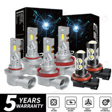 For Mazda 3 Sedan 4-door 2.0l 2014-2016 Combo Led Headlight Fog Light Bulb Kit