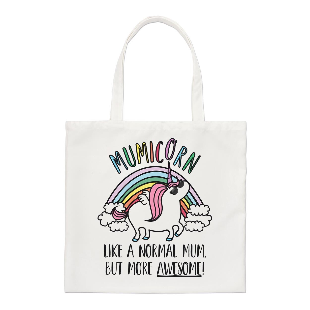 Mumicorn Unicorn Like A Normal Mum Awesome Regular Tote Bag Mothers Day Shopper