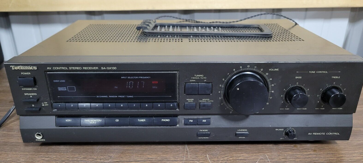 VINTAGE Technics SA-GX130 AM/FM Audio Video Control Stereo