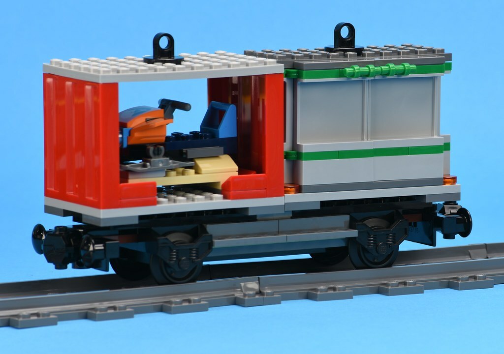 LEGO Cargo Train City 60198 Container Ski Bank carriage coupling