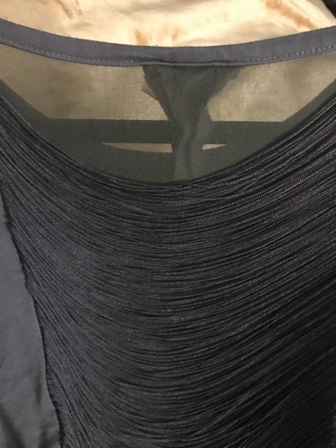 Young Fabulous & Broke Top  Blouse Size XS New No Tag Gray da - Picture 8 of 9