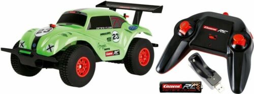 Carrera - Rc Volkswagen Beetle Green COCCINELLE 1/18e TELECOMMANDEE - Photo 3/8