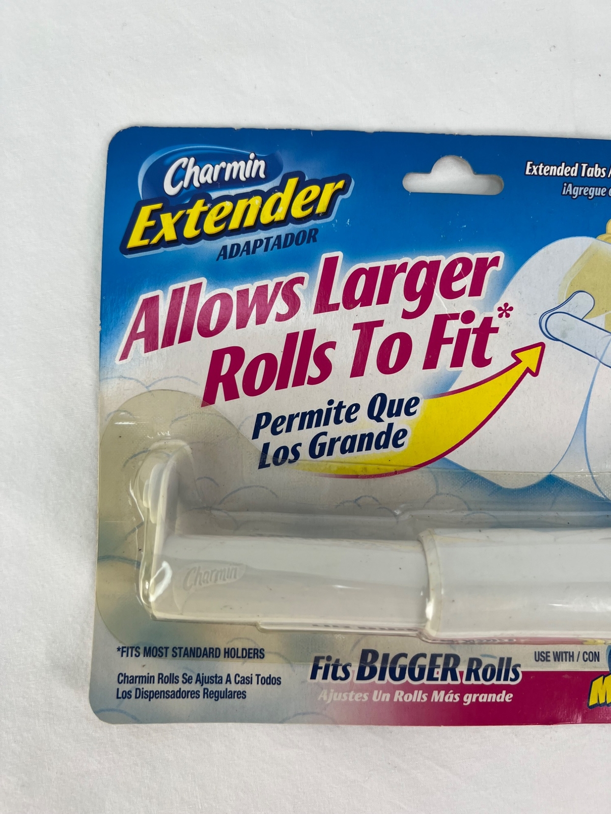 Charmin Extender Adapter Mega Bigger Toilet Paper Rolls White New In ...