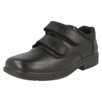 Boys Clarks Leather Classic School Shoe Deaton