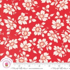 Moda JELLY JAM 20491 14 Red Floral FIG TREE Quilt Fabric