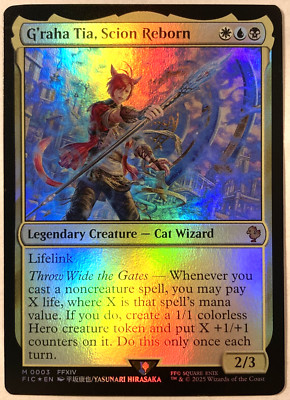 MTG G'raha Tia, Scion Reborn (Foil) Commander: Final Fantasy 0003 FFXIV NM