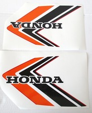 Aufkleber Set Tank Emblem - Set Tank Sticker Honda CY 50 Dekor Rot