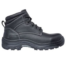 SKECHERS WORK Men's Burgin - Congaree Soft Toe EH Work Boot Black - 77163-BLK Co