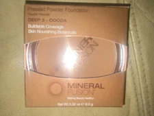 Pressed Powder Foundation. Deep 3 Cocoa. Mineral Fusion. .32 Oz