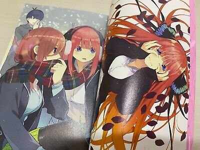 USED F/S GoToubun no Hanayome Series Character Book 5 Set Japanese