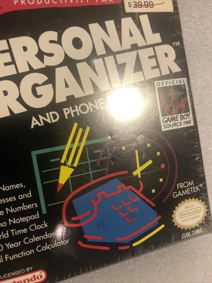 Nintendo Gameboy InfoGenius Productivity Pack Personal Organizer SEALED - Image 3 of 4