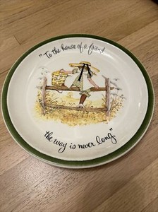 Holly Hobbie 1972 To the house of a friend the way is never long 10.5”