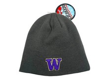 WASHINGTON HUSKIES UW Football Warm COLLEGE WINTER BEANIE Ski Hat Fan Cap NEW 