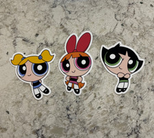 Powerpuff Girls Sticker l Gloss or Holographic Laminate l Waterproof Decal