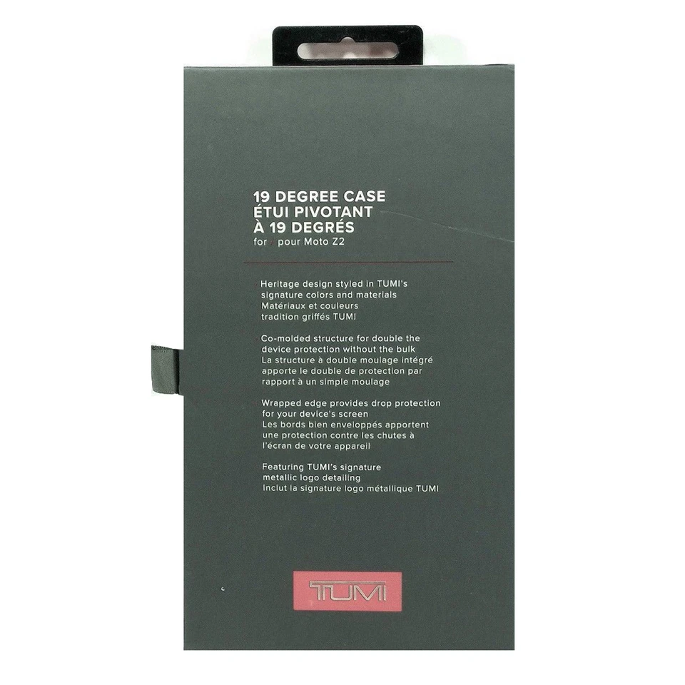 Funda de protección contra impactos híbrida Tumi 19 grados para Motorola Moto Z2 Force Edition Foto 2 de 4