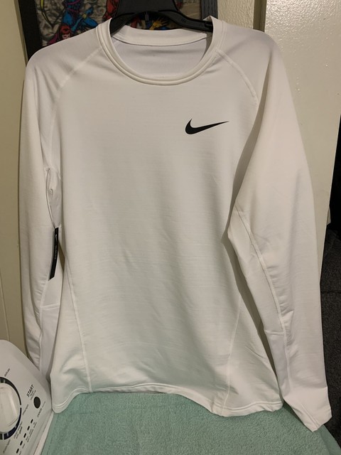 nike men's pro utility therma long sleeve shirt