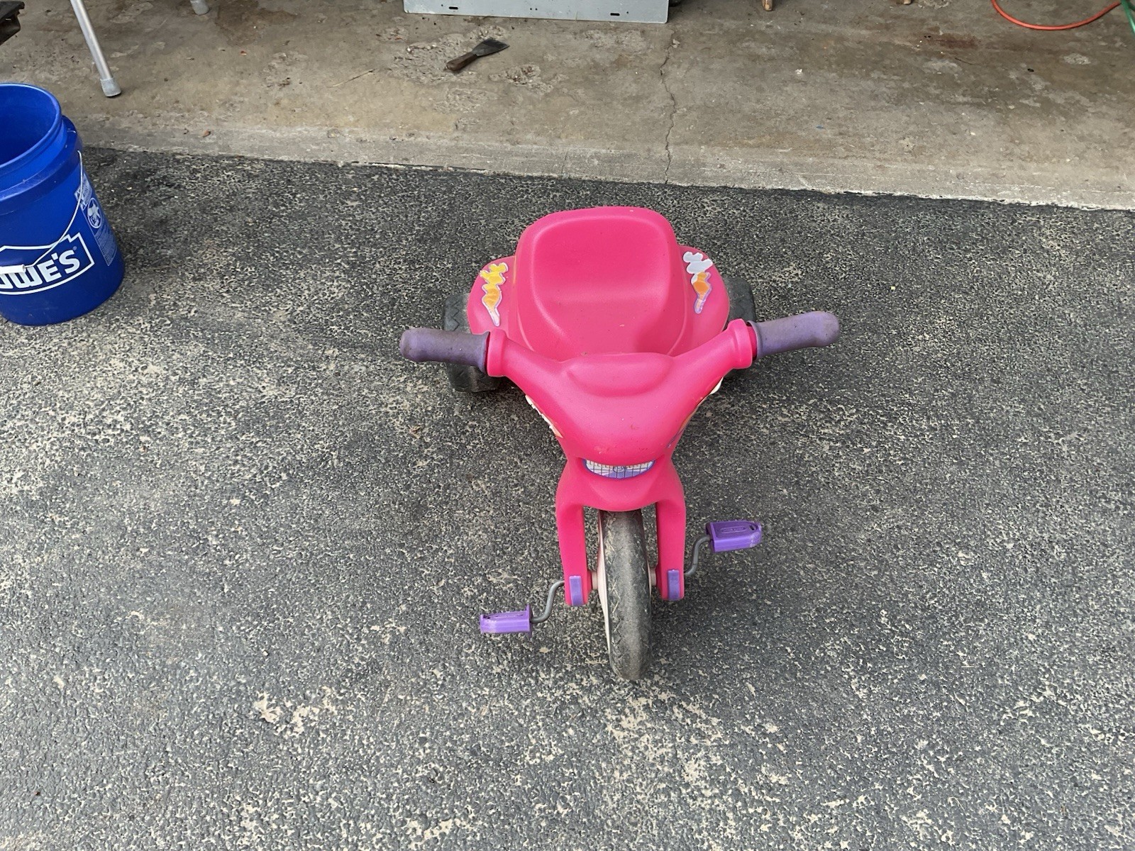 RARE Vintage 1990s LITTLE TIKES Tough Tire Trike Tricycle Ride On Pedal Car Toy