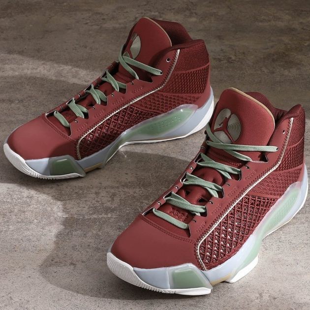 Air Jordan 38 CNY PF Engji Light Green Lunar New Year Sneakers