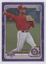 2020 Bowman Draft Chrome Purple Refractor 109/250 Sammy Infante #BD-48 1b8