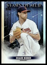 2022 Topps Stars of MLB Shane Bieber Cleveland Guardians #SMLB-42