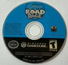 Simpsons Road Rage (Nintendo GameCube, 2001) Disc Only Tested
