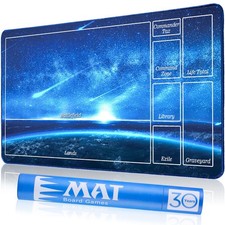 Biouai MTG Playmat - Magic The Gathering Stitched Playing Mat  Tube Case