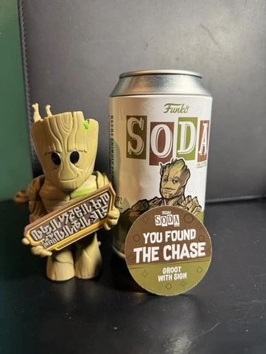 Funko Soda Marvel Guardians of the Galaxy Groot with Sign Chase