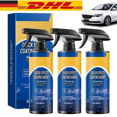 3X Car Coating Spray, Profi Quick Effect Coating Agent Polish Spray 120ml DHL