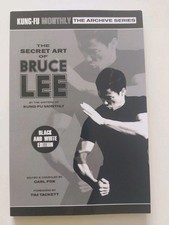 BRUCE LEE THE SECRET ART OF KUNG FU MONTHLY ARCHIVE SERIES BOOK B&W EDITION 