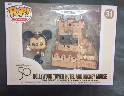 Funko Pop! Town #31 – Hollywood Tower Hotel & Mickey Mouse – WDW 50