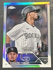 2023 Topps Chrome Update Refractor #USC91 Ezequiel Tovar RC Debut Rockies