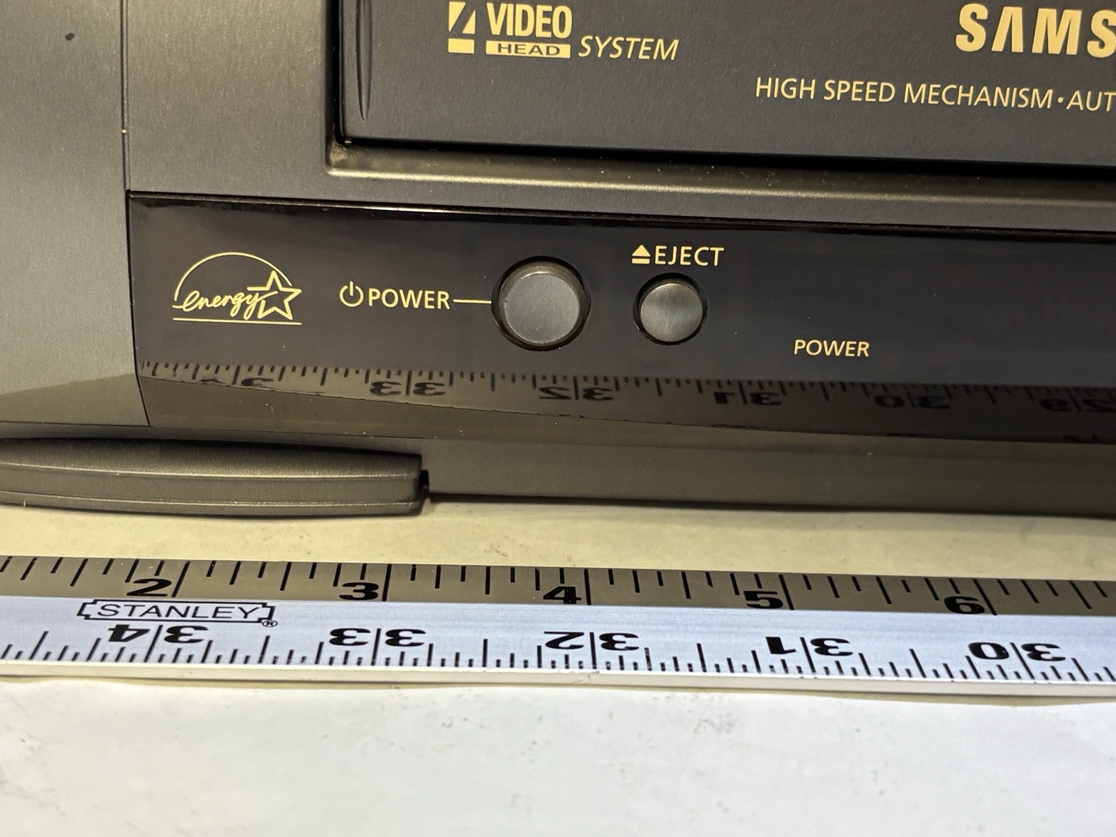 SAMSUNG VR5409 Video Cassette Player/Recorder 4 Head No Remote