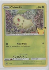 Chikorita Confetti Holo Pokémon Sword & Shield McDonald's Collection #2