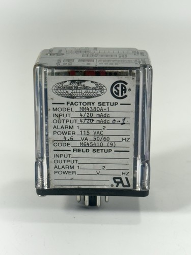 Wilkerson Mighty Module MM4380A-1 Transmitter Input: 4/20 mAdc Output: 4/20 mAdc - Picture 5 of 10