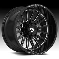 4gear Off Road 764bm Leverage Gloss Black Milled 20x10 8x170 -19mm