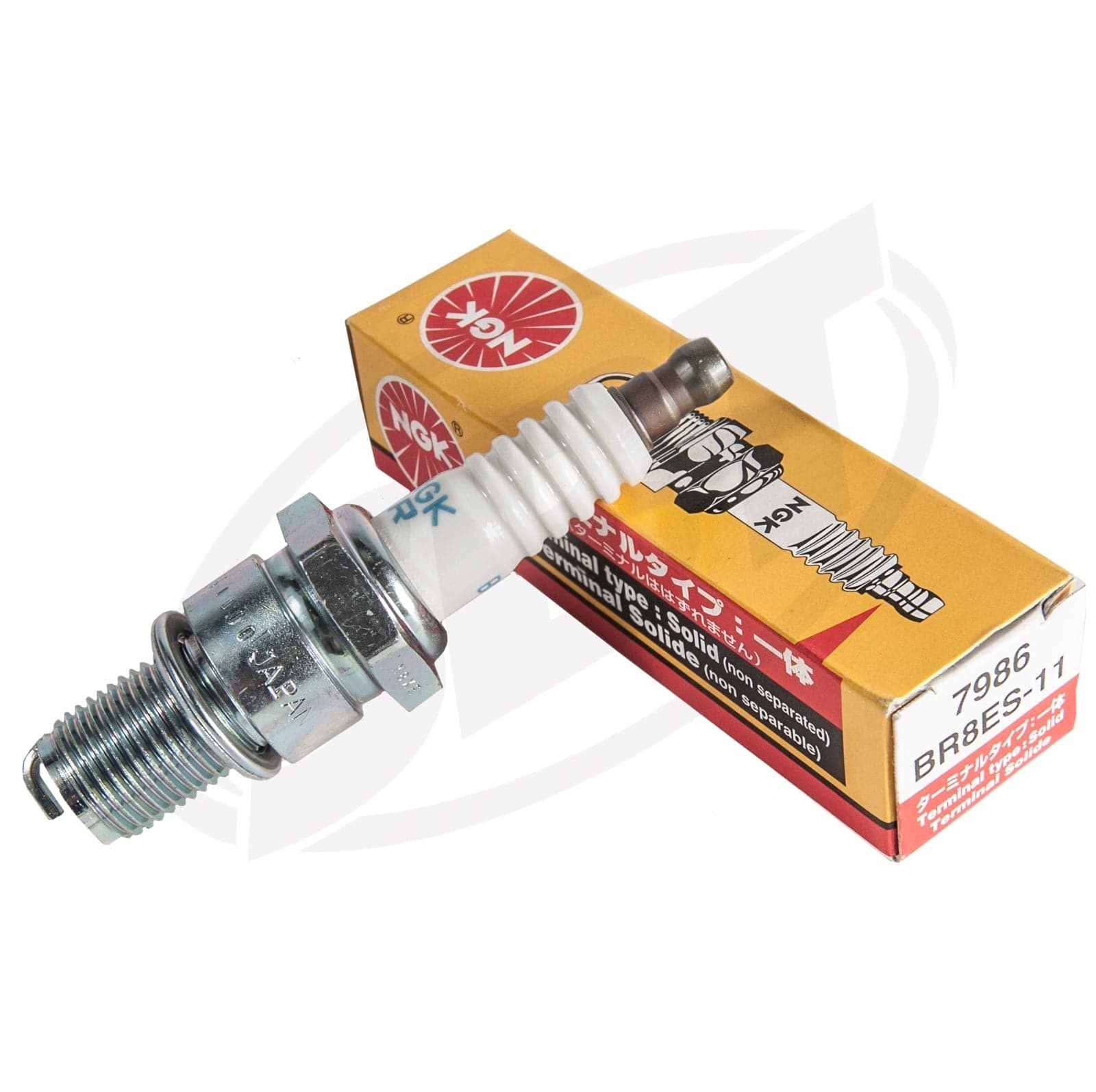 NGK BR8ES-11 Spark Plug compatible with Yamaha XL/GP/XLT 1999-2008