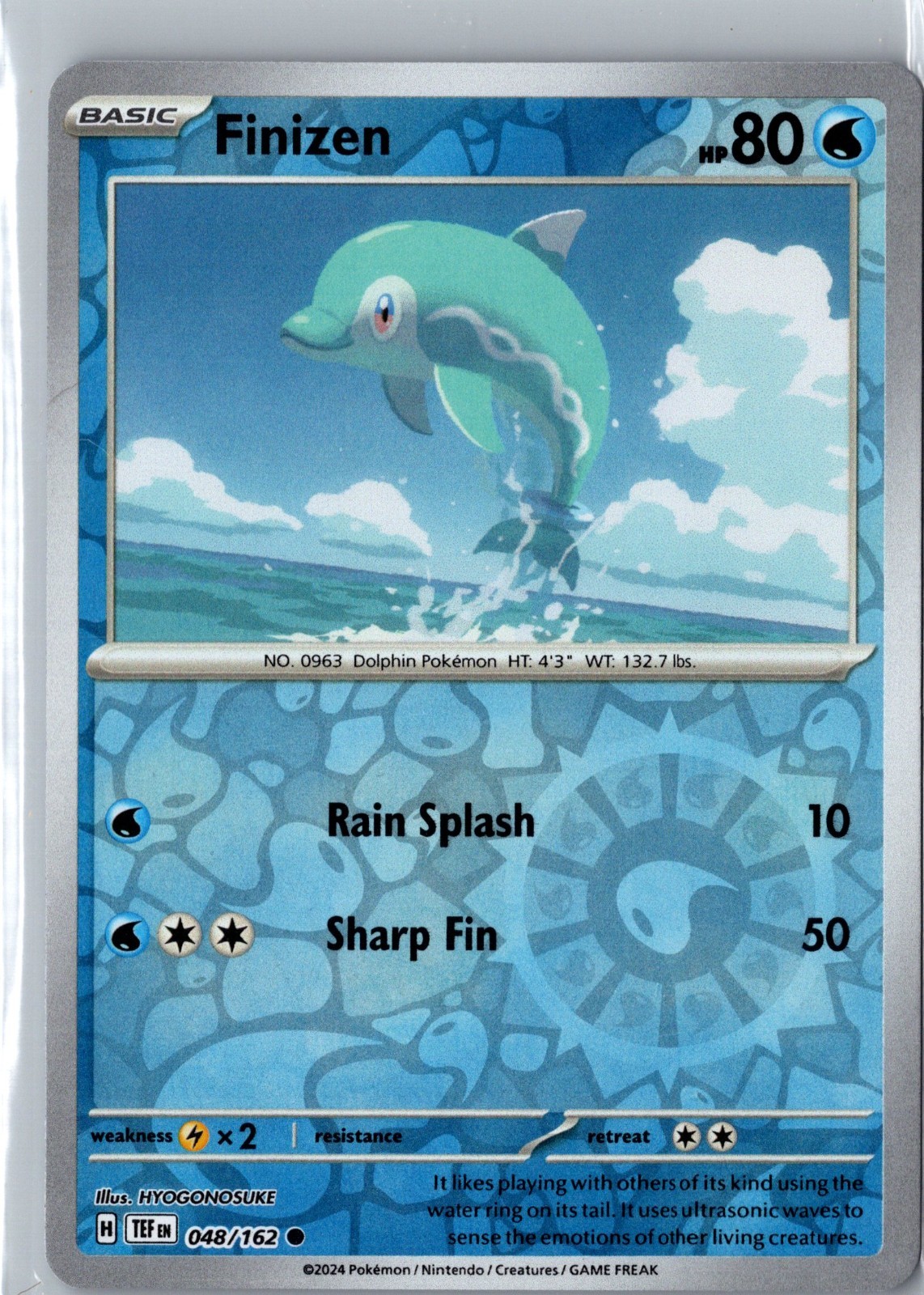 Finizen 48/162 2024 SV Temporal Forces Reverse Holo Common NM