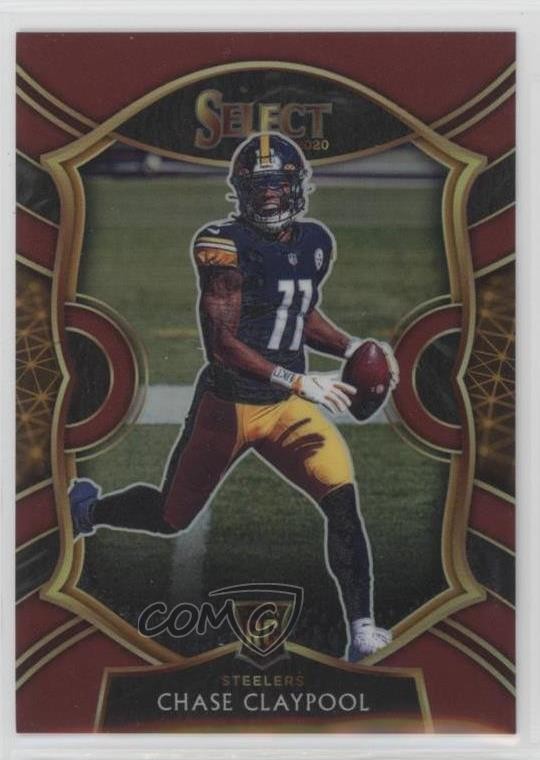 2020 Panini Select Concourse Maroon Prizm /149 Chase Claypool #70 0c6