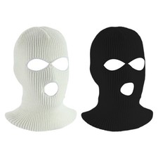 2 Stück lustige Autositzbezüge Maske Hut Headcove 3-Loch Autositz Kopfstützen