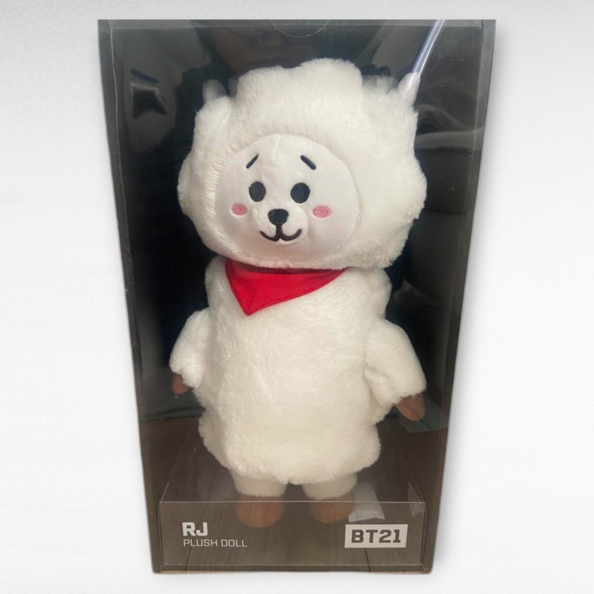 BT21 RJ ぬいぐるみ スタンディングドール JIN BTS BT21 RJ Standing Doll BTS Jin JIN Plush Toy, Used, Fair Box
