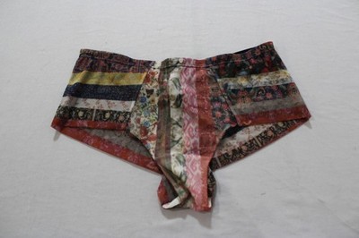 Clo Intimo Women's Patchwork Floral Cheeky Panties AC2 Multicolor Large NWT 