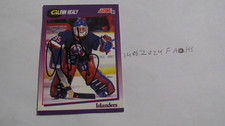 1991 Score Glenn Healy signed  Hockey Card