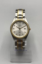 Vintage Junghans Quartz WR 50 Herren Armbanduhr Bicolor Uhr