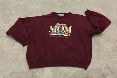 VTG USMC Mom Pullover Sweatshirt United States Marines First Class Semper Fi