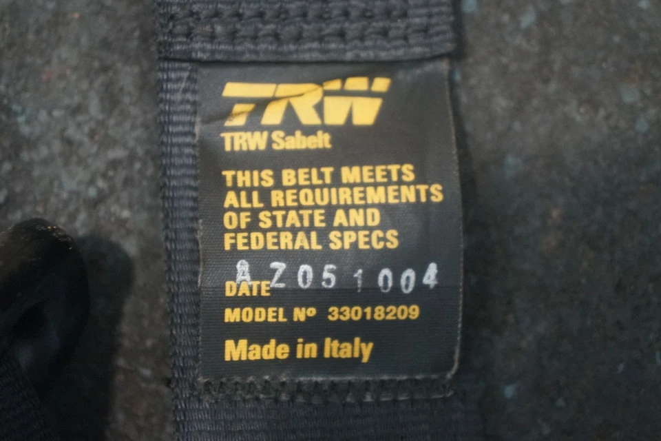 Cinturón de seguridad pasajero delantero derecho retractor negro 66156600 Ferrari 360 Spider 2005 Foto 3 de 3