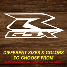 Suzuki GSX-R Logo Vinyl Decal Sticker Many Sizes Colors Free Shipping