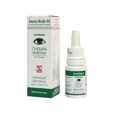 10 X Dr Willmar Schwabe Germany Cineraria Martima Drops Without Alcohol 10ml