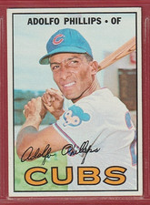 1967 Topps #148 Adolfo Phillips - Chicago Cubs - Set Break - 497🔥⚾🔥