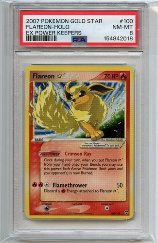 Flareon ★ graded PSA 8 for sale on eBay